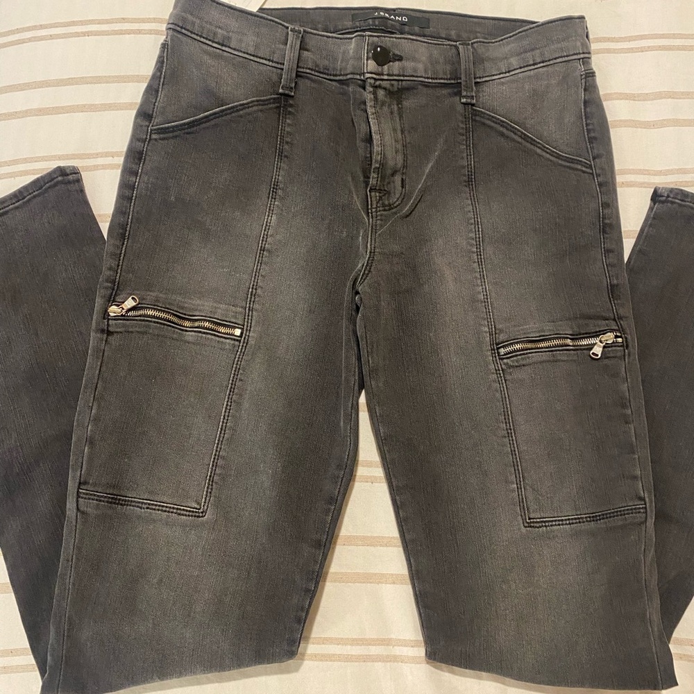 NWT J Brand Kassidy Expose Zipper Cargo jeans, sz 30 - Picture 2 of 4